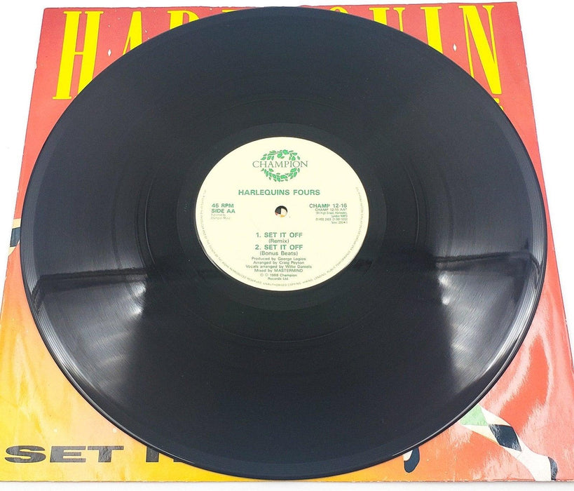 Harlequin Four's Set It Off 45 RPM Single Record Champion 1986 UK Import 4