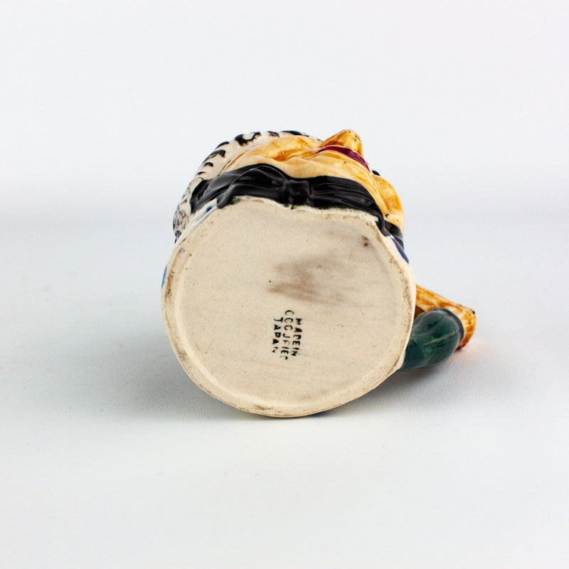 Occupied Japan Granny Grandma Old Lady Toby Mug Umbrella Handle 2.5 Inches 5