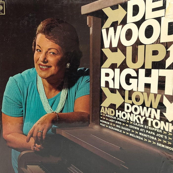 Del Wood Upright Low Down and Honky Tonk Record 33 RPM LP CL 2539 Columbia 1966 1