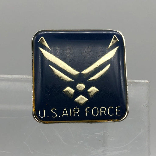 US Air Force Lapel Pin USAF Wings Blue Chrome Logo Insignia Epoxy Enamel 1