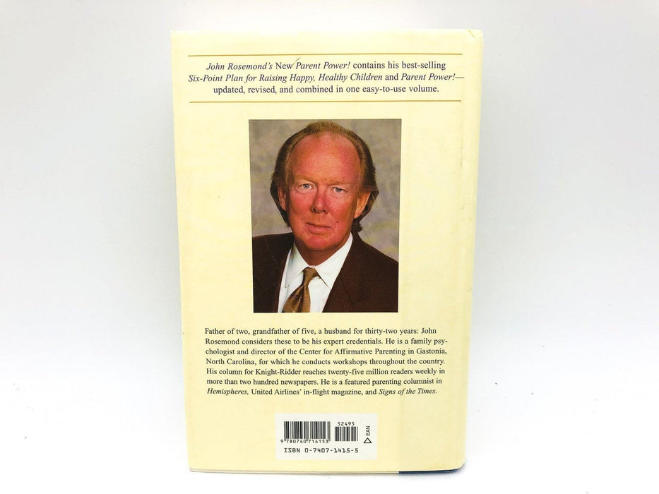 New Parent Power Hardcover John Rosemond 2001 Child Rearing Development 2