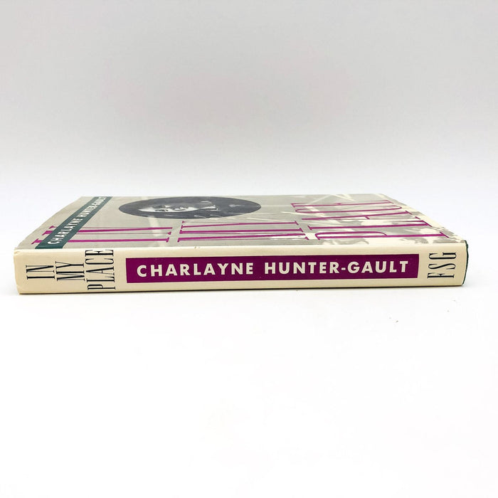 In My Place HC Charlayne Hunter-Gault 1992 1st AA Women University 1st Edition 3