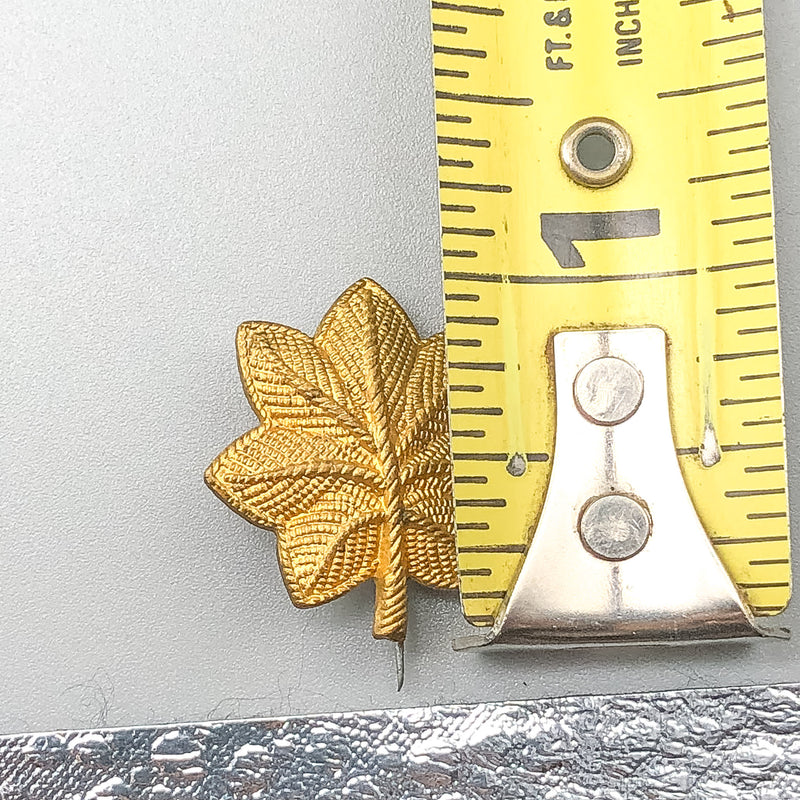 Ltcol Pin US Army Lieutenant Colonel Major Pin Gold Oak Leaf Overseas 2 Bar Pins ...