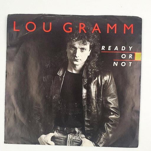 Lou Gramm Ready Or Not Record 45 RPM Single 7-89269 Atlantic Records 1987 1