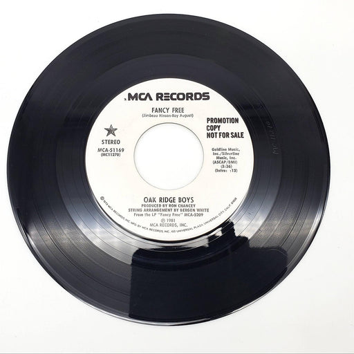 The Oak Ridge Boys Fancy Free Single Record MCA Records 1981 MCA-51169 PROMO 1