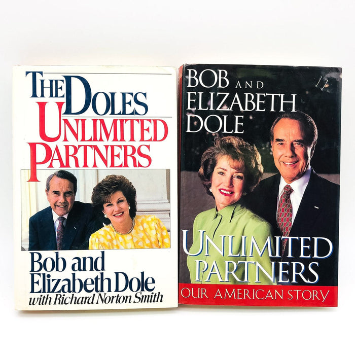 The Doles Unlimited Partners Book Lot Hardcover Bob Elizabeth 1988 Politician 1