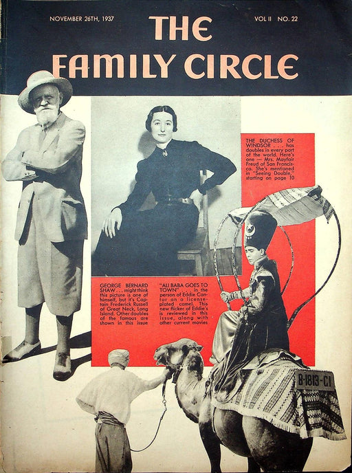 The Family Circle Magazine November 1937 Vol 11 No 22 Duchess of Windsor Doubles 1