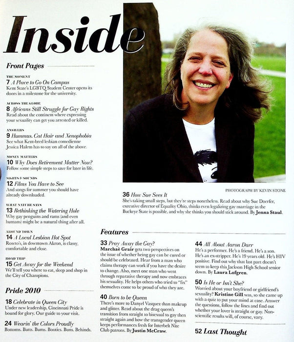 Fusion Magazine Kent State Spring 2010 19 & HIV Positive, Danyel Vasquez 2