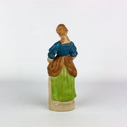 Occupied Japan Hadson Muted Colors Colonial Woman w/ Flowers 6.5 Inches 3