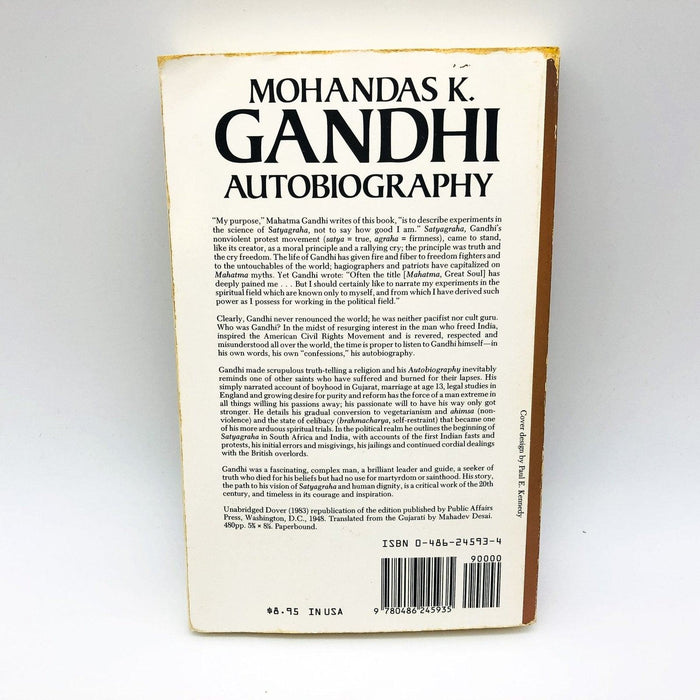 Gandhi Paperback Mahandas K Gandhi 1983 Statesman India Biography Truth 2