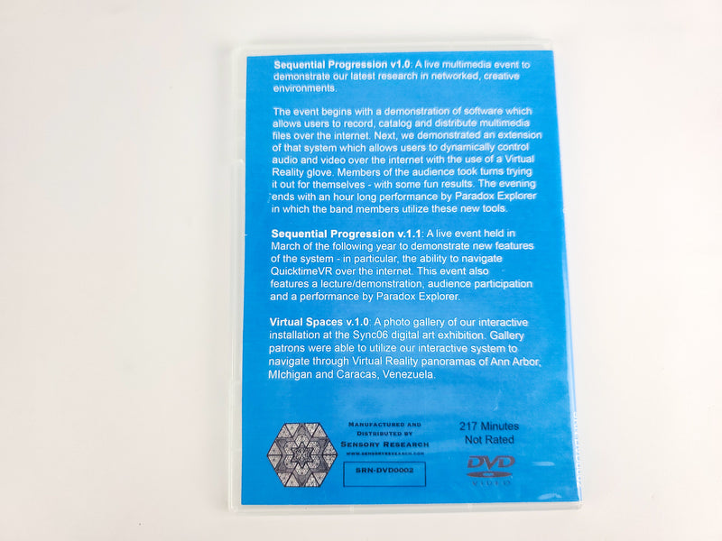 Paradox Explorer Sequential Progression DVD Sensory Research