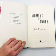 Lisa Scottoline Book Moment Of Truth Hardcover 2000 1st Edition Courtroom Drama 7