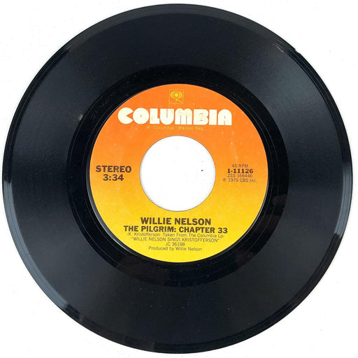 Willie Nelson 45 7" Record Help Me Make It Through the Night Columbia 1979 2