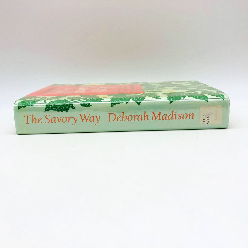The Savory Way Hardcover Deborah Madison 1990 1st Edit Ex Libra Greens Cookbook 3