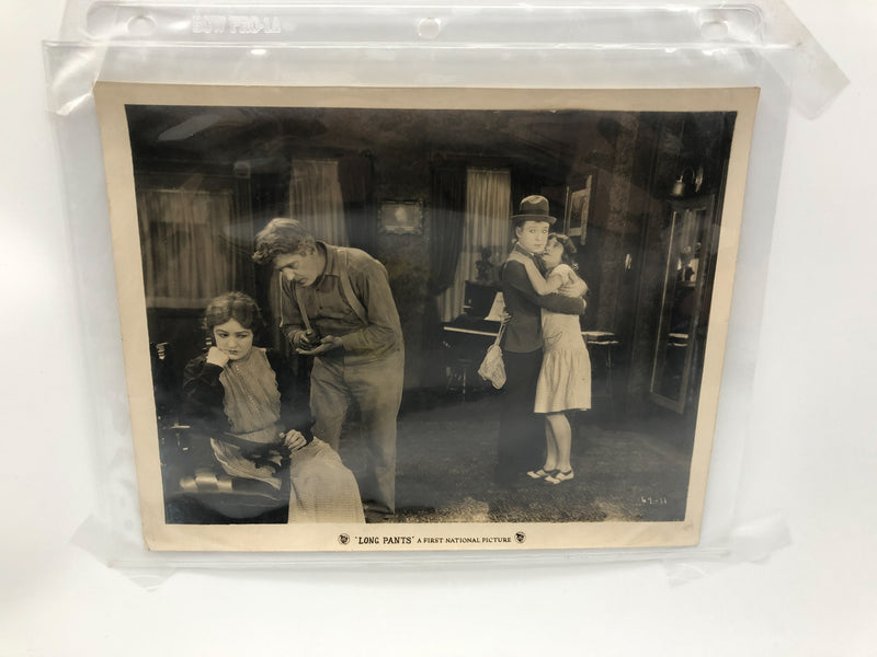 Original Harry Langdon Photograph Silent Movie Long Pants 8x10 Gladys Brockwell