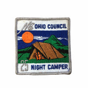 Boy Scouts of America Northeast Ohio NE Council Patch 25 Night Camper BSA Sew On 2