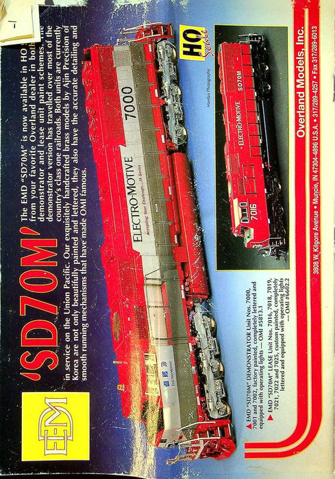 Railroad Model Craftsman Magazine April 1996 Vol 64 No 11 Revise Springs Western