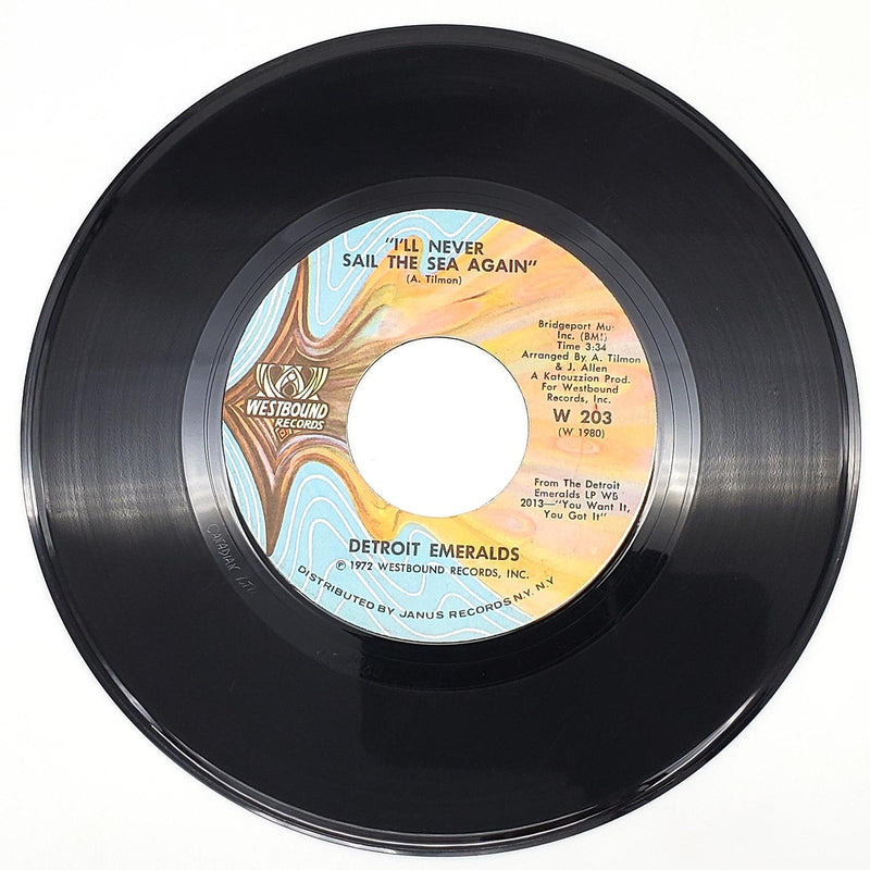 Detroit Emeralds Baby Let Me Take You 45 RPM Single Record Westbound W-203 Cpy 1 2