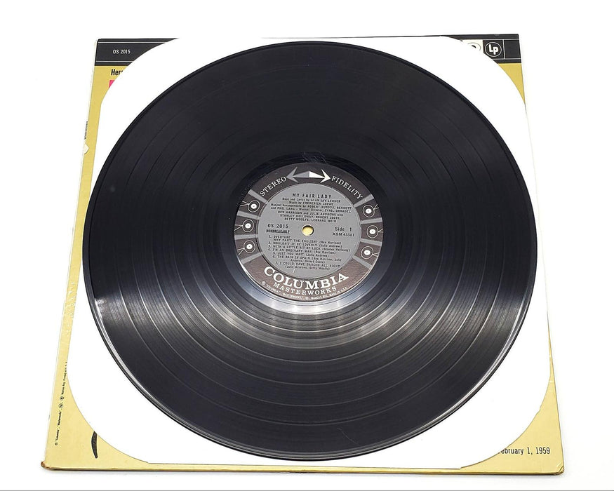 My Fair Lady Original Cast 33 RPM LP Record Columbia Masterworks 1959 OS 2015 6
