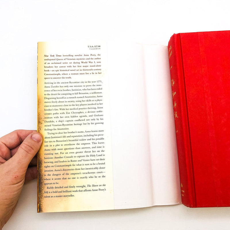 The Sheen On The Silk Hardcover Anne Perry 2010 1st Edition Middle East Crime 6