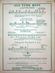 Sheet Music Down Yonder Freddy Martin Wolfe Gilbert 1948 Vocal Piano Song 3