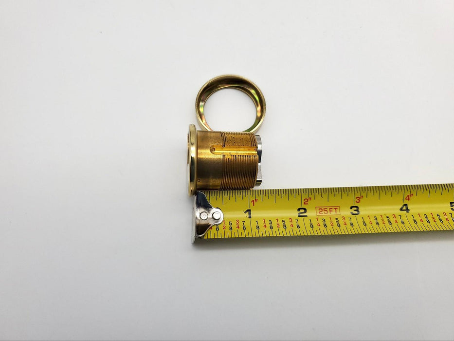 Schlage Mortise Lock Cylinder 1-1/4" Length 20-001 1248 Keyway Bright Brass NOS