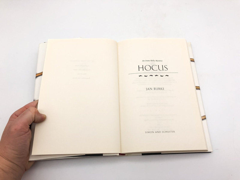 Hocus Jan Burke 1997 Simon Schuster Hardcover First Edition Print Irene Kelly 7