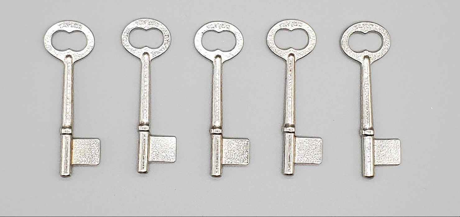 5x Ilco Taylor 538 B71 53 Bit Key Blanks Nickel Plated NOS 3