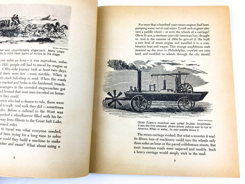 All Aboard! The Trains That Built America Mary Elting 1969 Scholastic 5