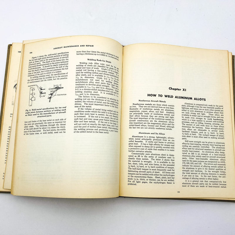 Aircraft Maintenance and Repair HC Northrop Aeronautical Institute 1955 Revised 8