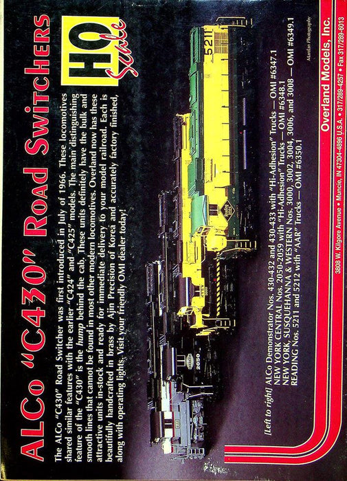 Railroad Model Craftsman Magazine August 1995 Vol 64 No 3 Johnston's Pine Port