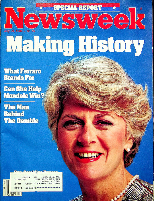 Newsweek Magazine July 23 1984 American Steel Industry Dying Ferraro Mondale