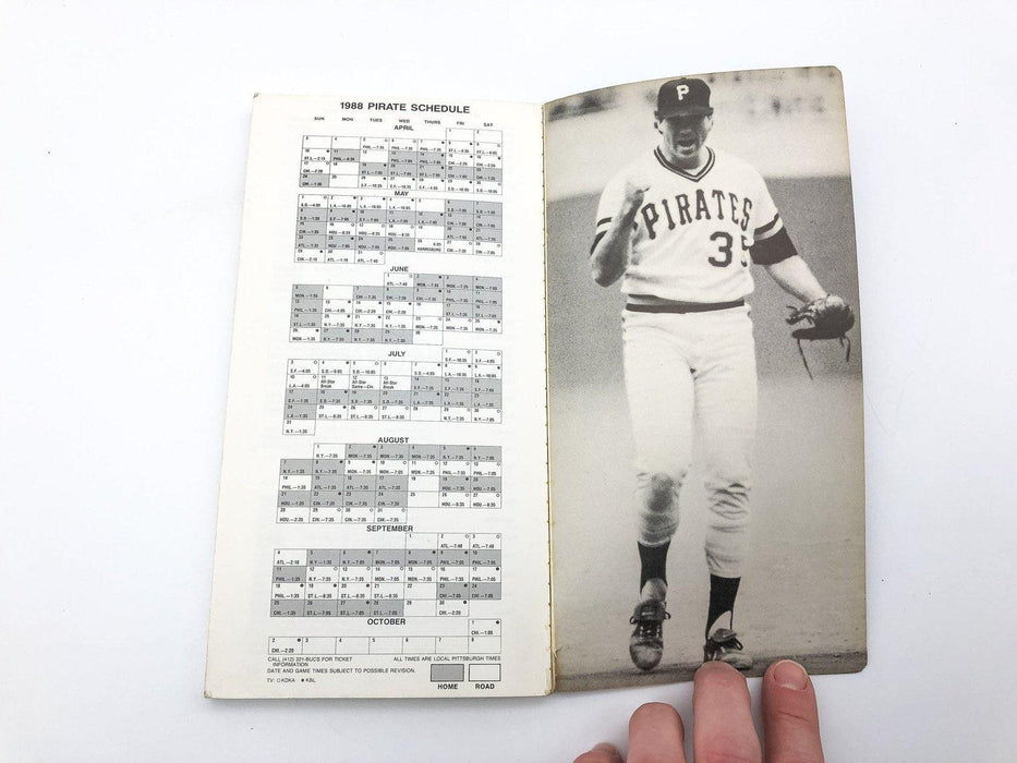 1988 Pirates Baseball Media Guide Pittsburgh Pennsylvania Major League Basball 9