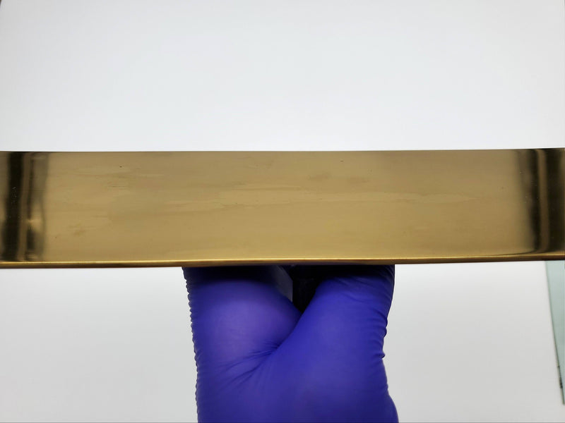 Von Duprin 880EO R Exit Trim Plate For 88 & 880 Exit Devices Polished Brass NOS