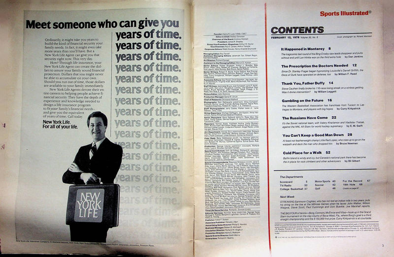 Sports Illustrated Magazine February 12 1979 Featherweight Champ Danny Lopez