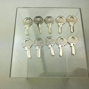 10x Master Lock Co 120 K Key Blanks Vintage Master Padlock Uncut New Old Stock 6