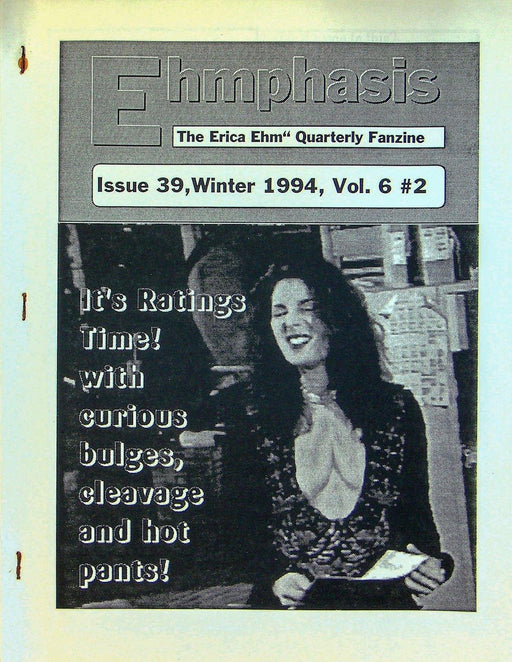 Ehmphasis Erica Ehm Quarterly Fanzine 1994 Vol 6 # 39 Parody Fanzine 1