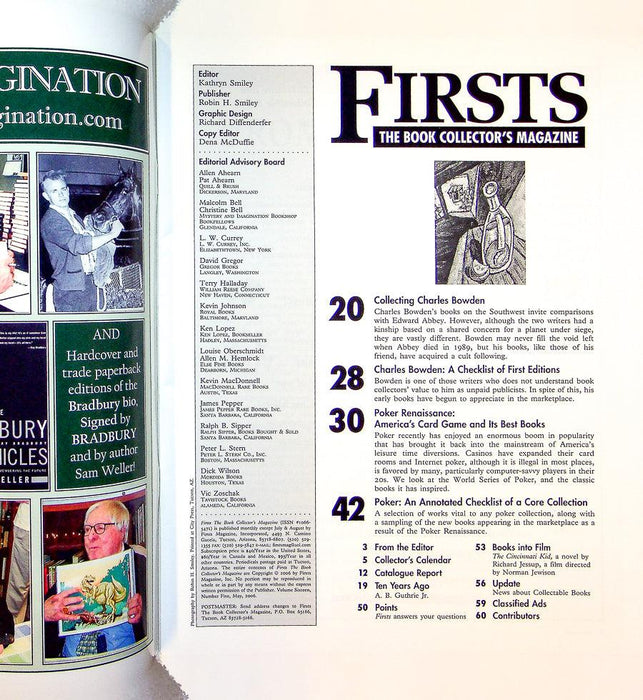 Firsts Magazine May 2006 Vol 16 No 5 Collecting Charles Bowden 2