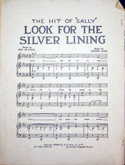 Sheet Music Sally Marilyn Miller First National Pictures Jerome Kern 1929 Movie 2
