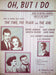 Vintage Sheet Music Oh But I Do 1946 The Time Place And Girl Carmen Cavallaro 1