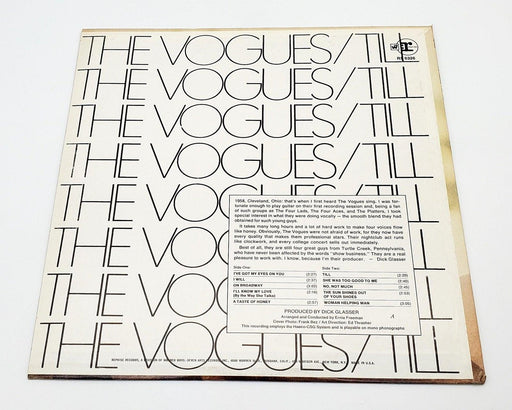 The Vogues Till 33 RPM LP Record Reprise Records 1969 RS 6326 2