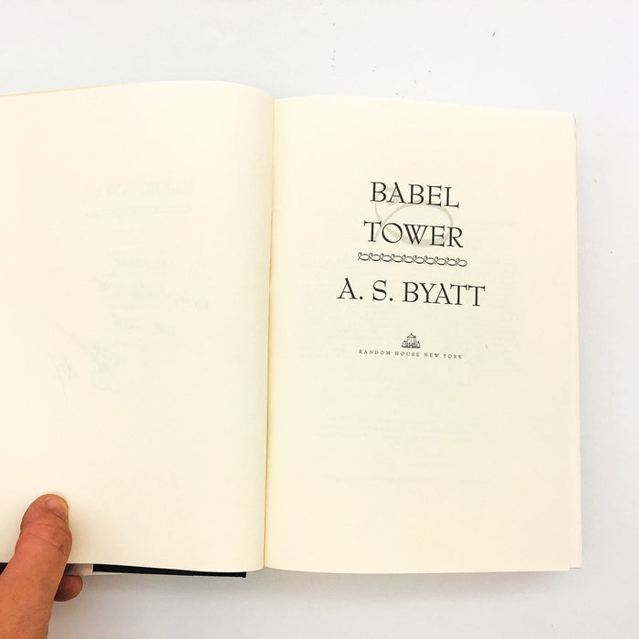 Babel Tower Hardcover A. S. Byatt 1996 Domestic Violence Divorce 1st Edition 7