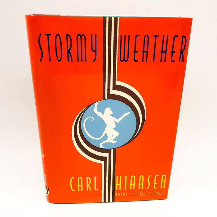 Stormy Weather HC Carl Hiaasen 1995 Hurricane Andrew Florida Life 1st Edition 1