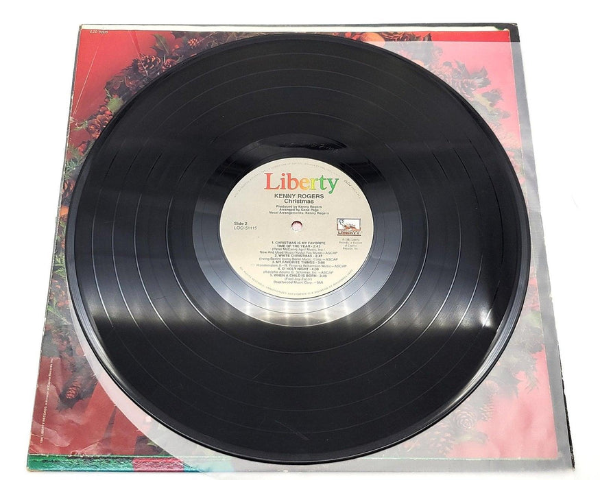 Kenny Rogers Christmas 33 RPM LP Record Liberty 1981 LOO-51115 7