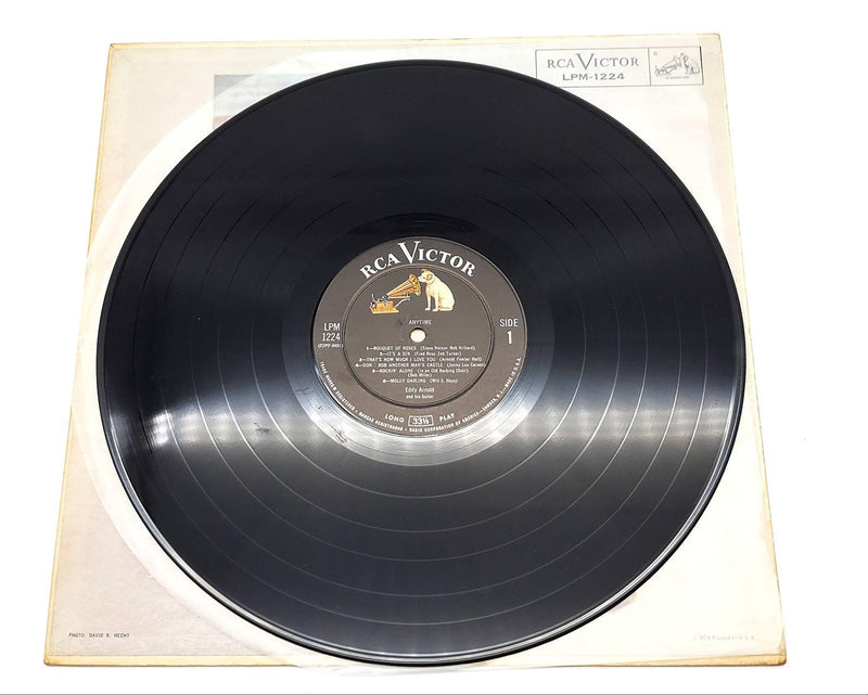 Eddy Arnold Anytime 33 RPM LP Record RCA Victor 1956 LPM 1224 5