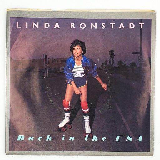 Linda Ronstadt Back In The USA Record 45 RPM Single E-45519 Asylum Records 1978 1