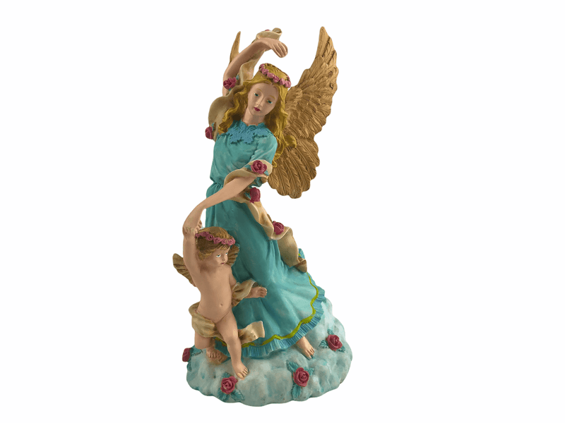 House of Lloyd Figurine Angel Cloud Dancing Christmas Around the World Cherub 1