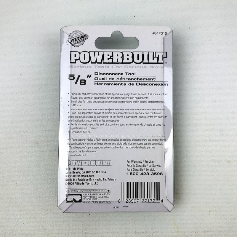 3pk Fuel & Transmission Line Disconnect Tool Set 5/8" Powerbuilt Brand 647012 4