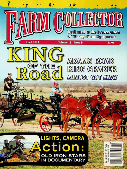 Farm Collector Magazine April 2013 Vol 15 # 9 Adams Road, The Tiny Titan