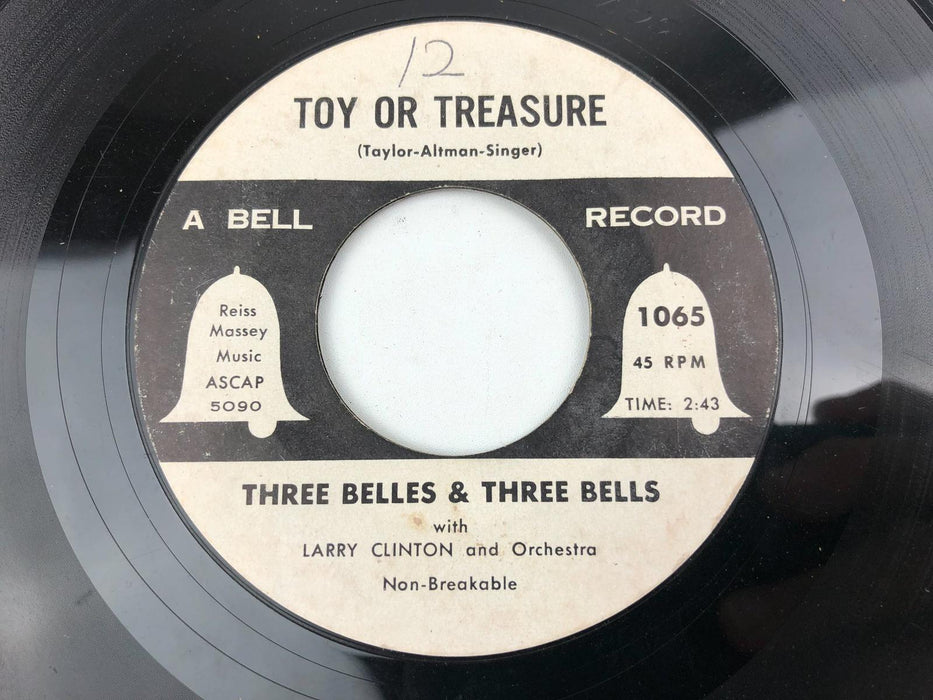 45 RPM Rain, Rain, Rain by Three Bells & Three Bells Larry Clinton & Orchestra 2